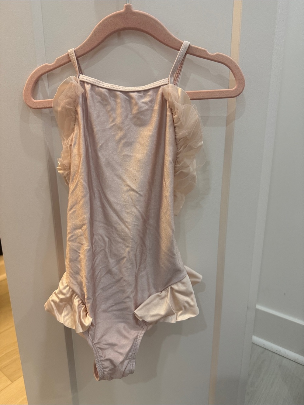 Tutu Du Monde Pale Blush Ruffle One-Piece Swimsuit